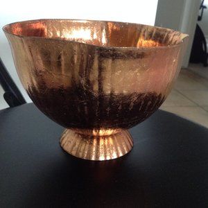 Beautiful Rustic Copper Color Bowl for Home Decor